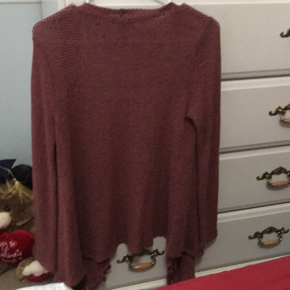 Pinkish cardigan